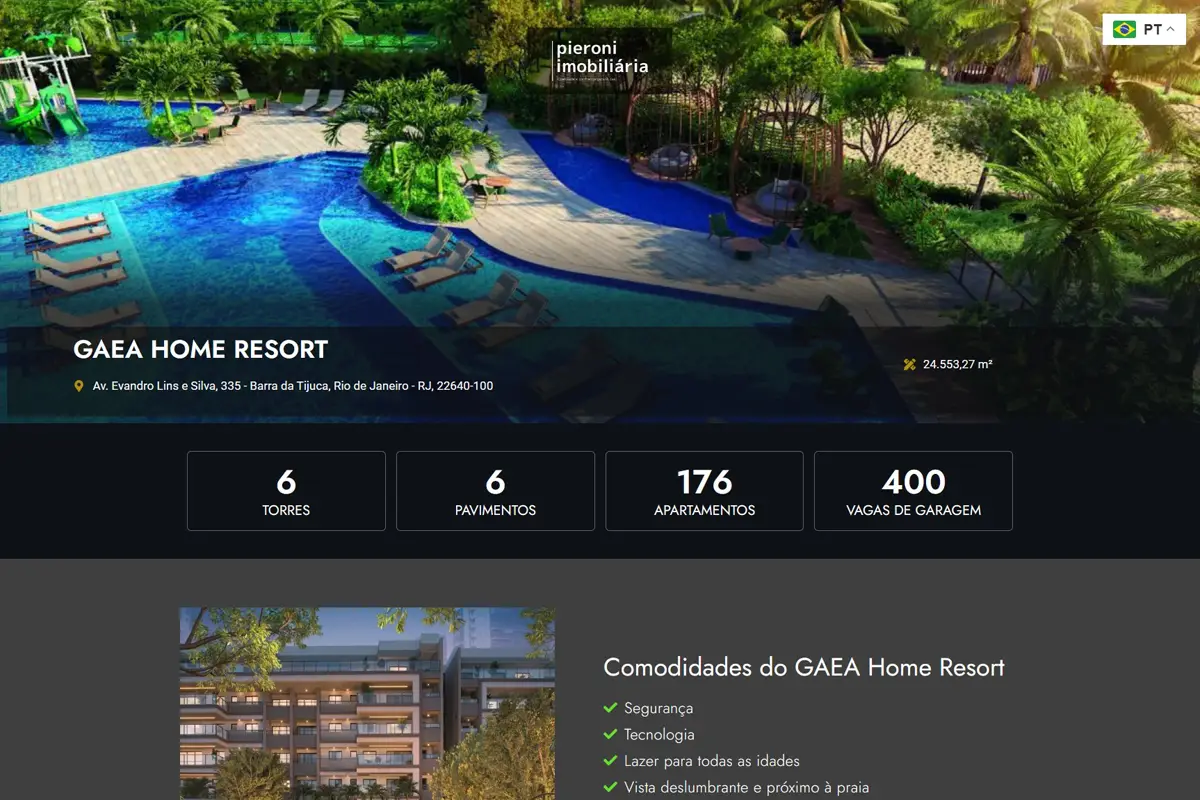Como Funciona 2 Pieroni Imobiliaria - Landing Page